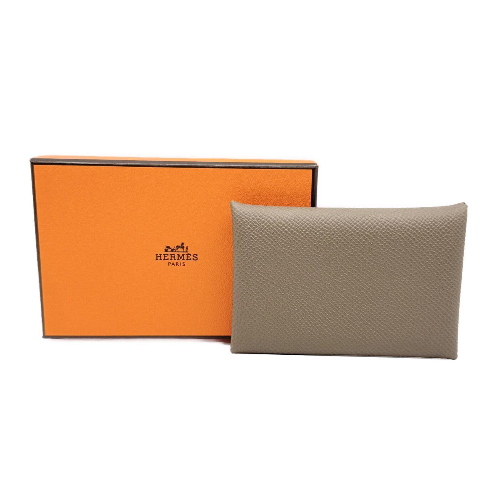 エルメス(HERMES) カルヴィ エトゥープ エプソン W刻印(2024年製造