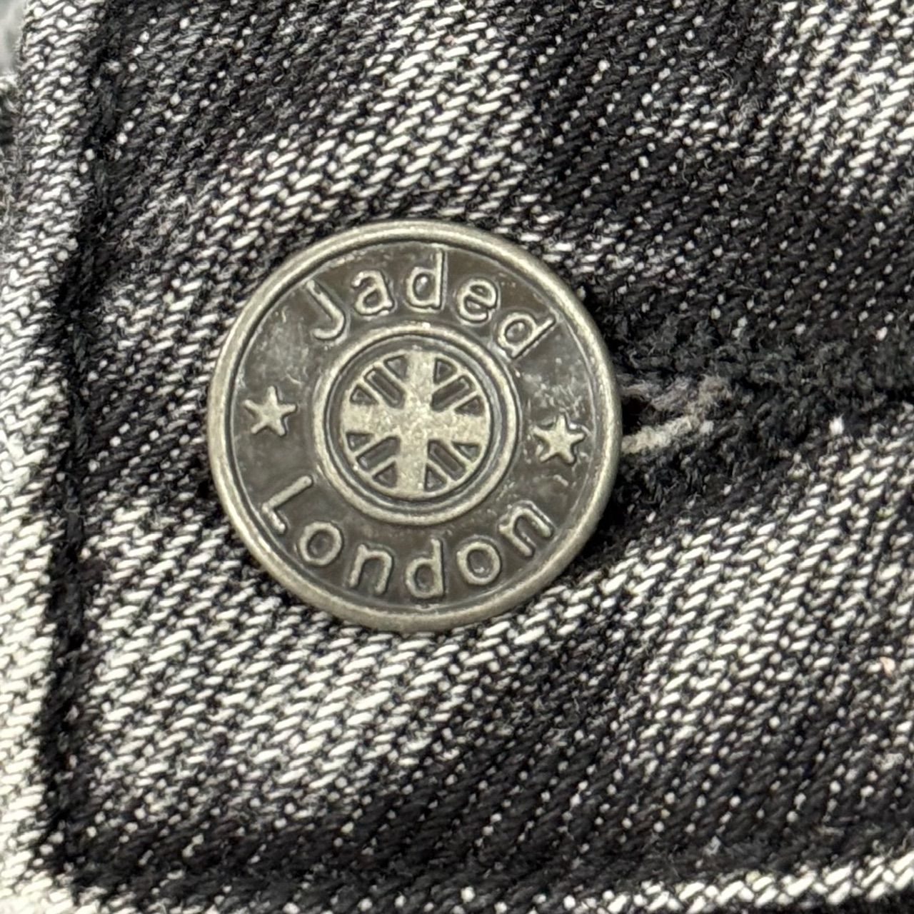 Jaded London Gothic Print XL Colossus Jeans ゴシックプリント 