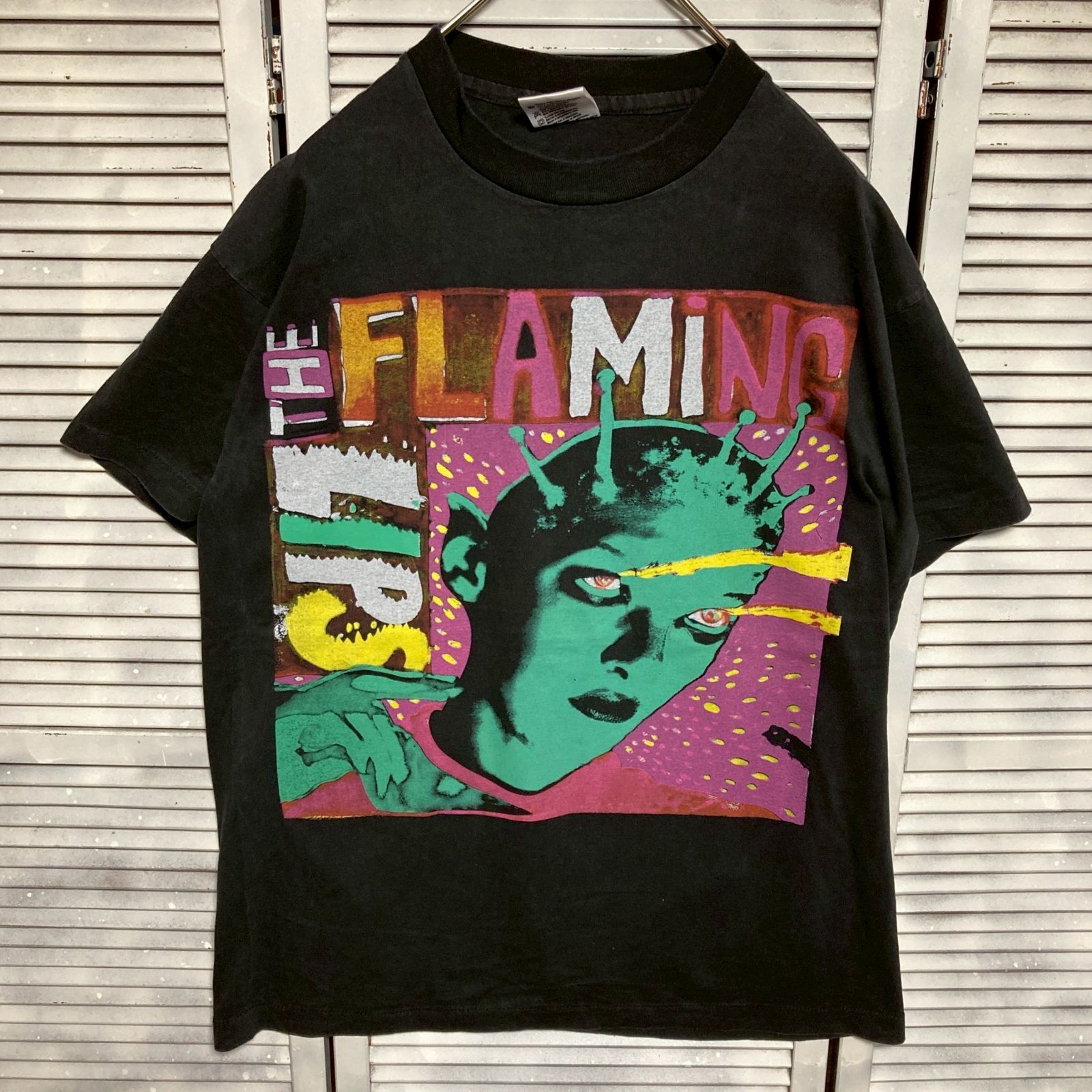 THE FLAMING LIPS Tシャツ 黒　サイズM 中古・古着通販】The Flaming Lips (ザ フラミング リップス
