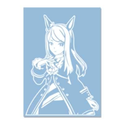 痛車 絵柄だけ残るステッカー A3サイズ メジロマックイーン 白 002W