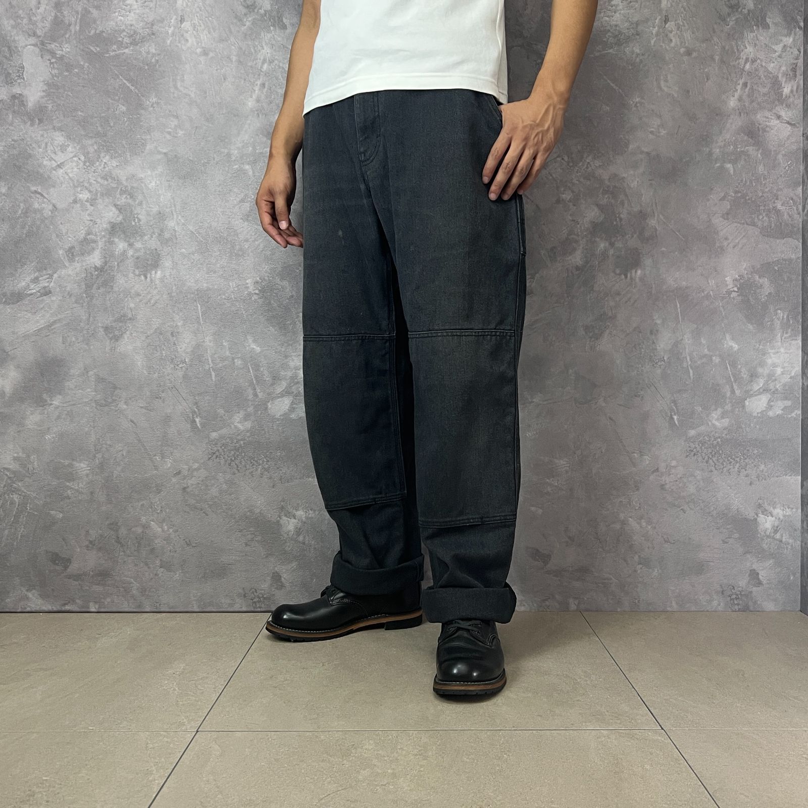 PATAGONIA アイアンフォージヘンプ キャンバス ダブルニーパンツ 黒 36