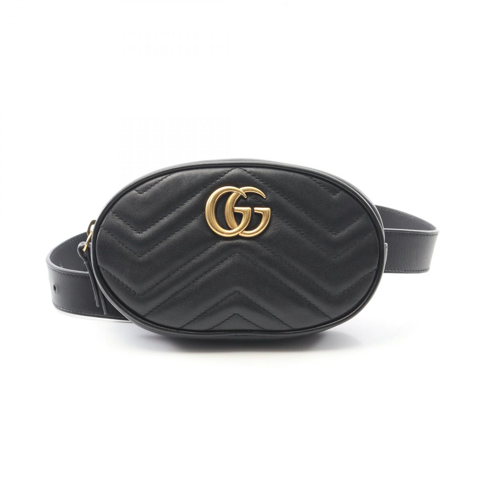 グッチ GUCCI ウエストバッグ GGマーモント 476434 ブラック