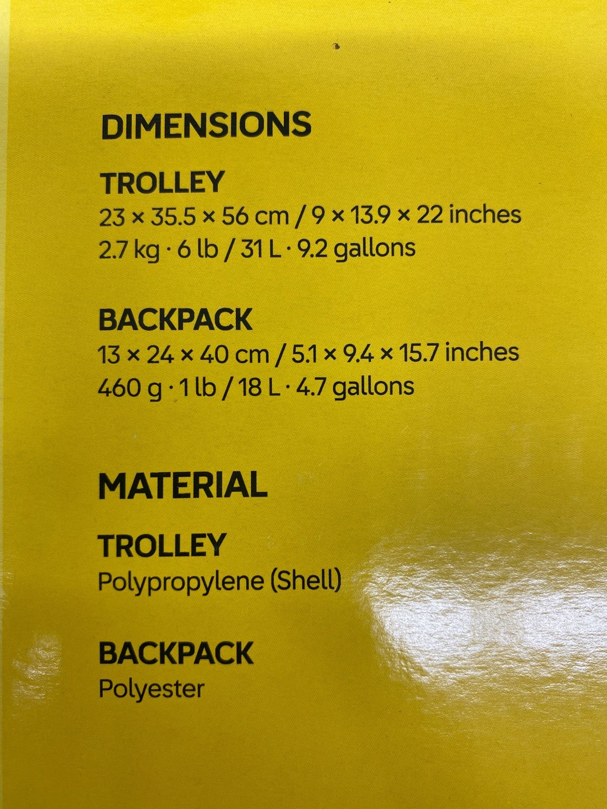 バックパックセット