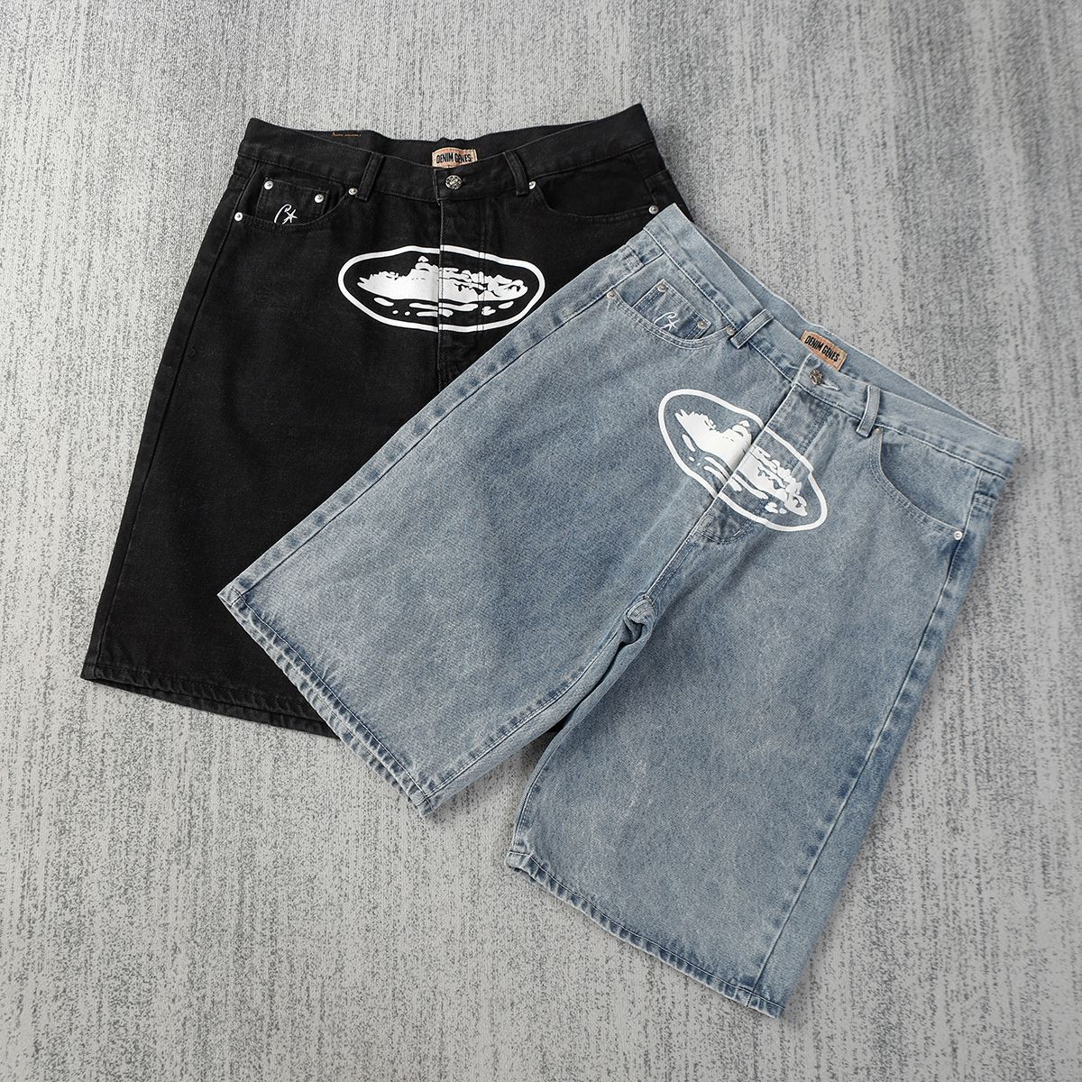 Corteiz C-Star Denim Jorts ジーンズ ショーツ ブラック 購入OK 