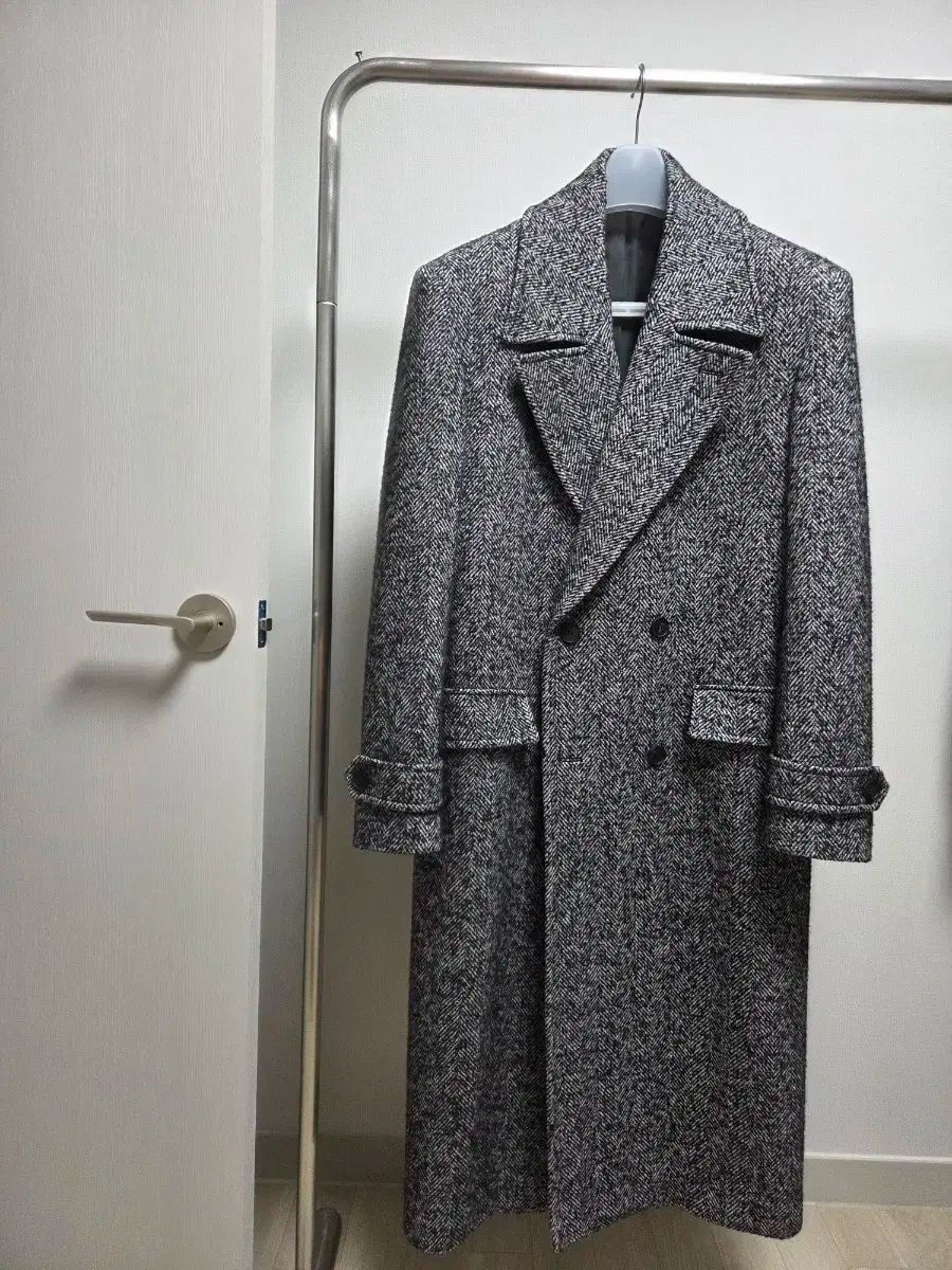サベージ ヘリンボーン ダブルコート XL