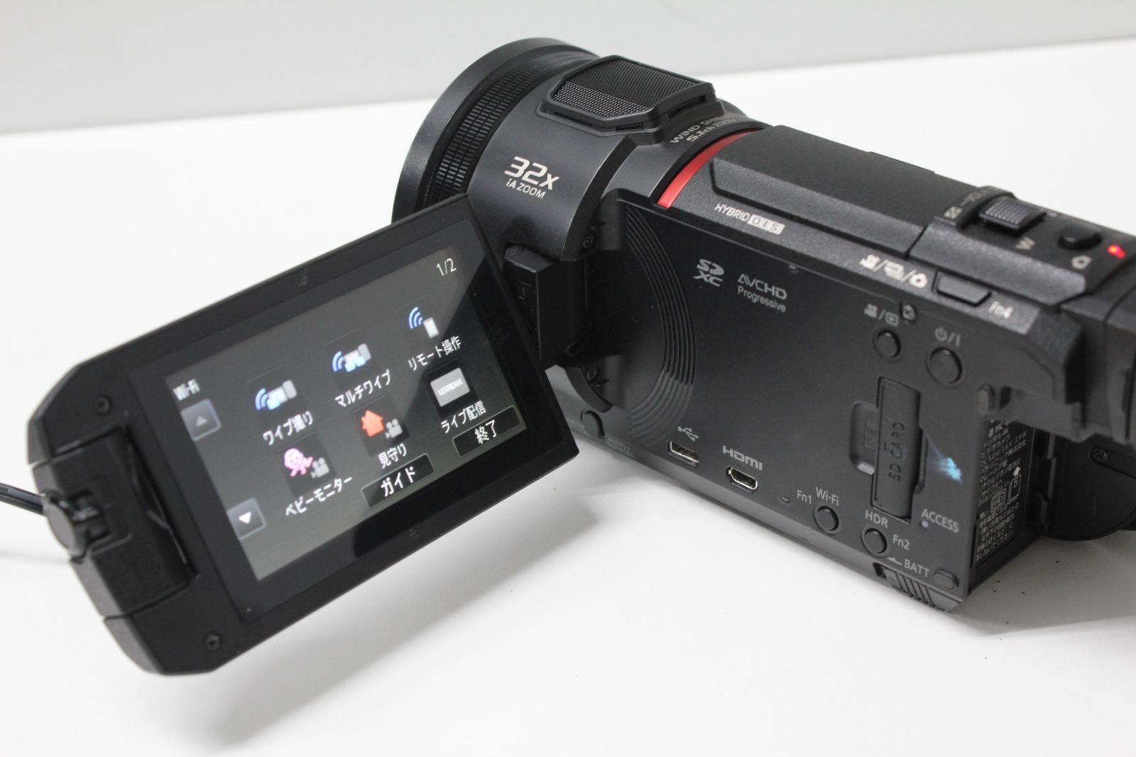 Panasonic|デジタル4Kビデオカメラ|HC-WZXF1M|三脚付き ⑤