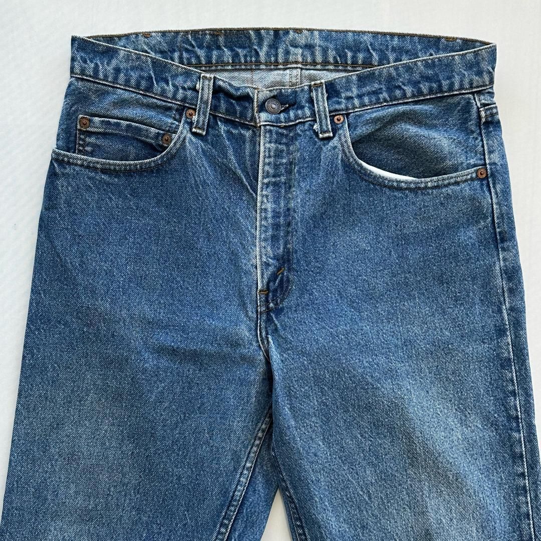 80s USA製 リーバイス505 デニムパンツ ハチマル 脇割り 刻印532 Levi 