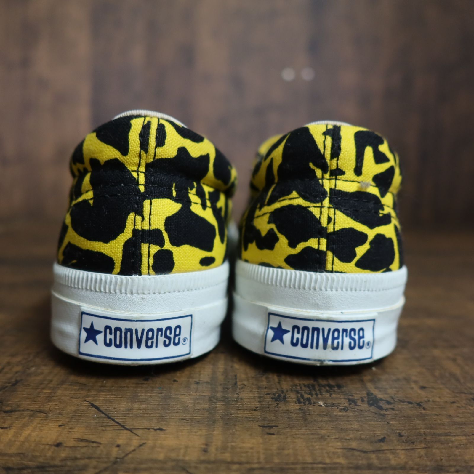 希少デザイン USアイテム☆CONVERSE コンバース スリッポン レオパード 