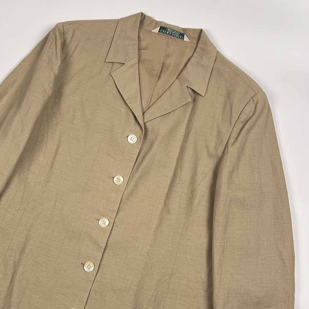 上下 リネン100% LAURA ASHLEY ローラアシュレイ セットアップ