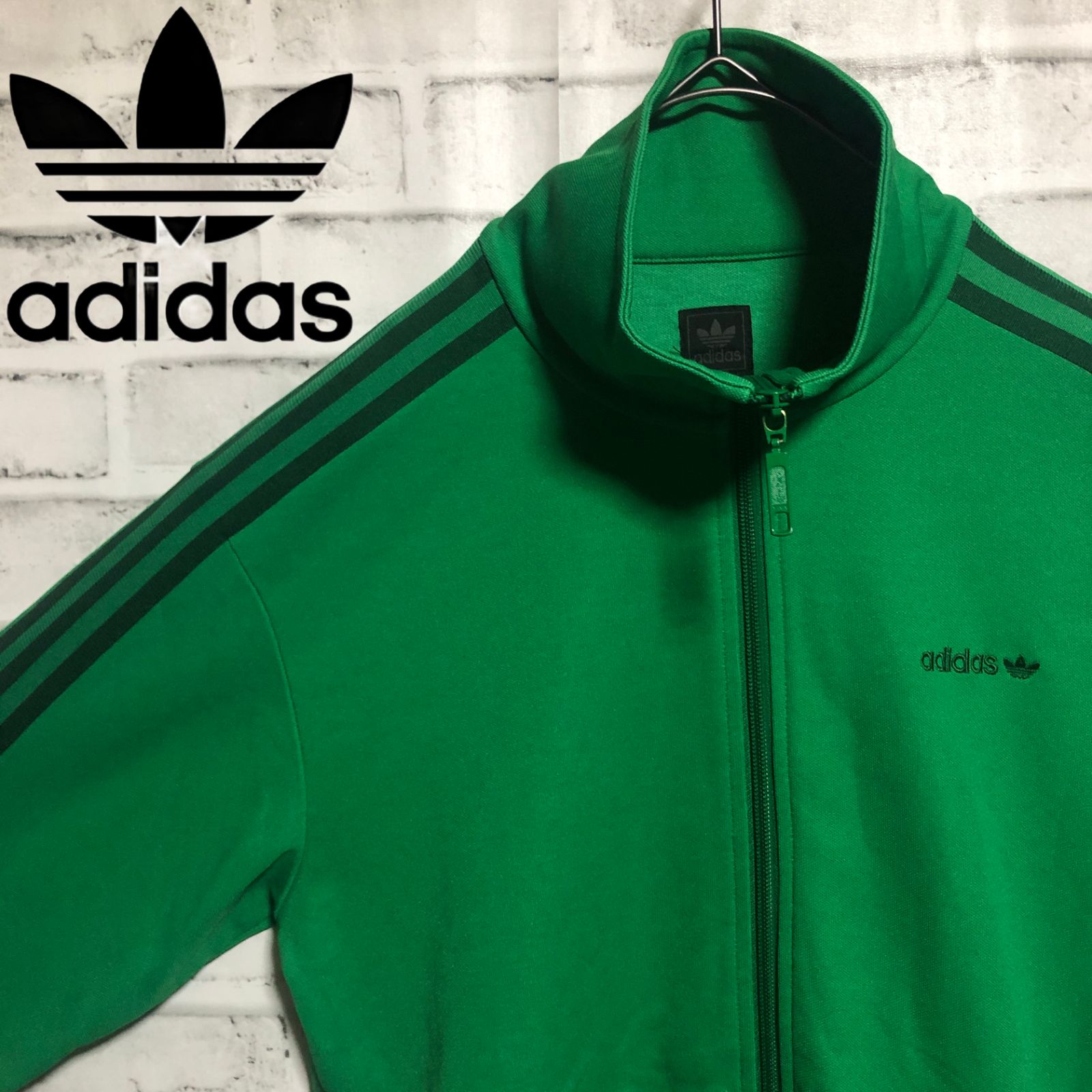 希少XL??90s adidas トラックジャケット/ジャージ 刺繍トレファイル 