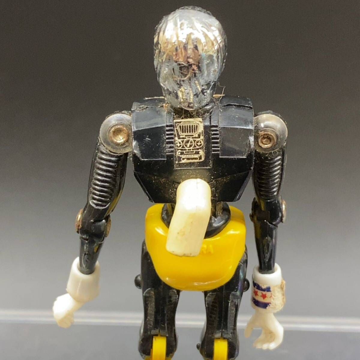 旧タカラ ミクロマン M-111シリーズ M114ブラッキー黒ブラック 当時物