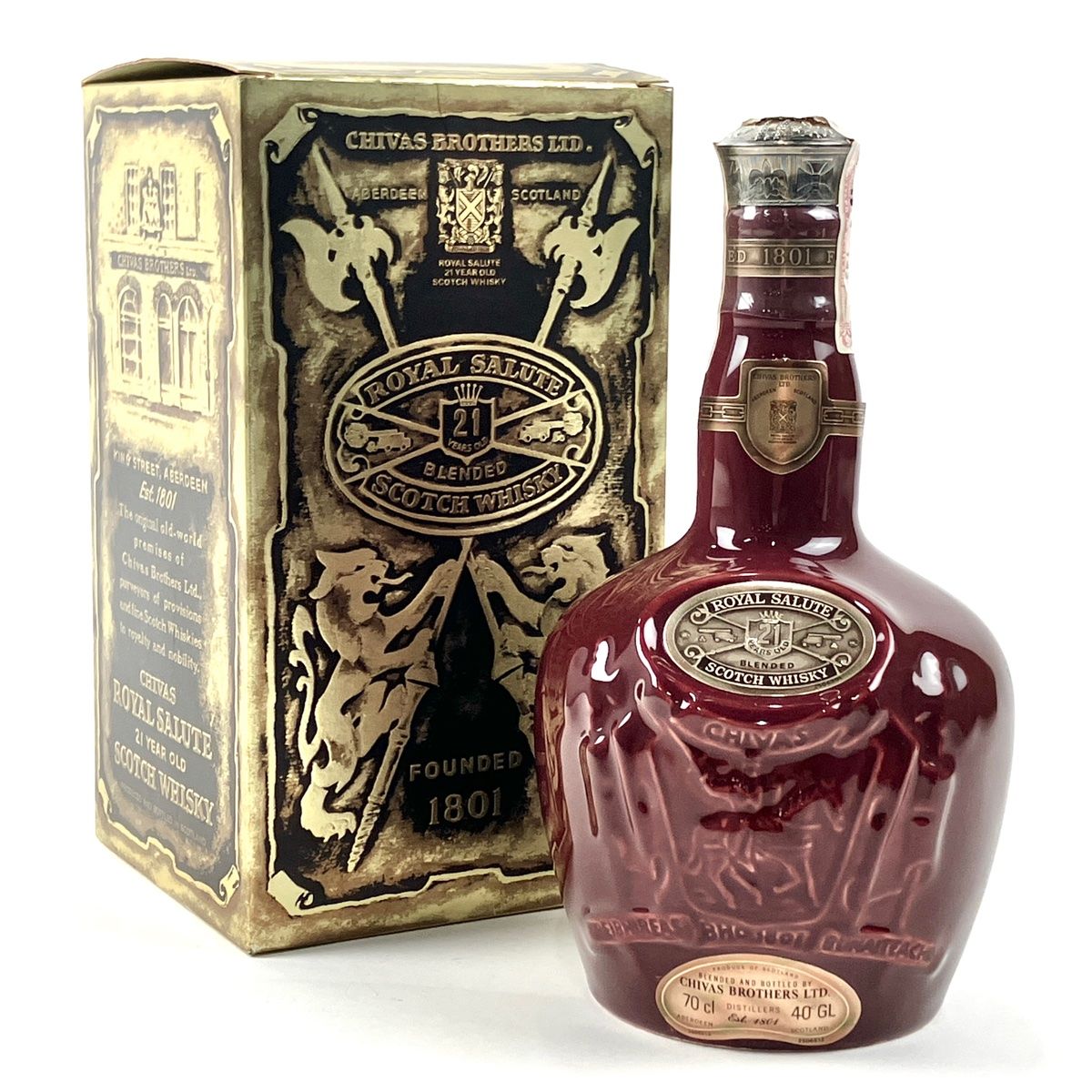 シーバスリーガル CHIVAS REGAL ロイヤルサルート 21年 赤 陶器 700ml