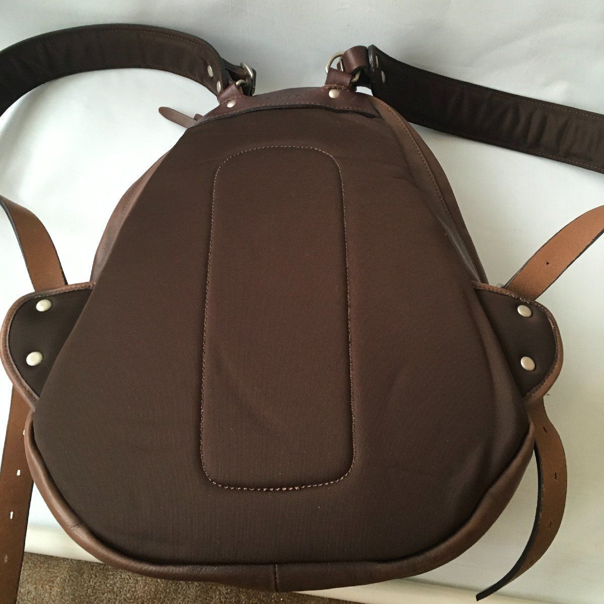 【美品】CORBO ブラウンレザー リュック・バックパック CORBO（コルボ）レザー リュック バックパック - メルカリ