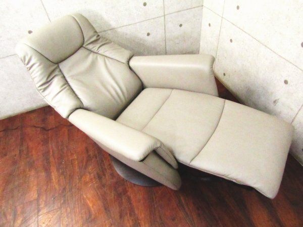 展示品■未使用品■EKORNES/エコーネス■Max/マックス■デンドウPC S■パロマ(カク/モク)■総革■電動リクライニングチェ/44万/yykn1033k