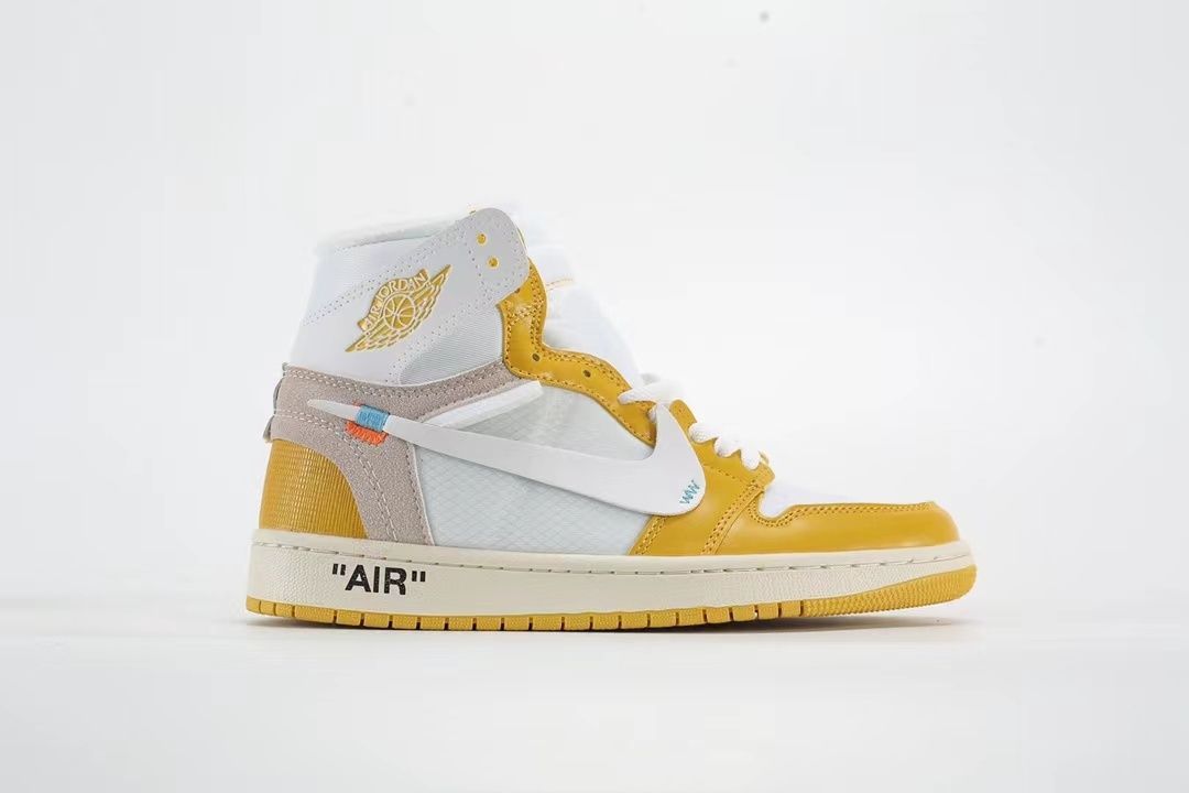 Off-White™ × NIKE AIR JORDAN 1 HIGH “YELLOW”