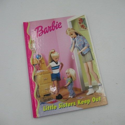 1999年90'sMattelマテルBarbieバービーvintageビンテージbookブック絵本Little Sisters Keep Out人形ぬいぐるみフィギュア