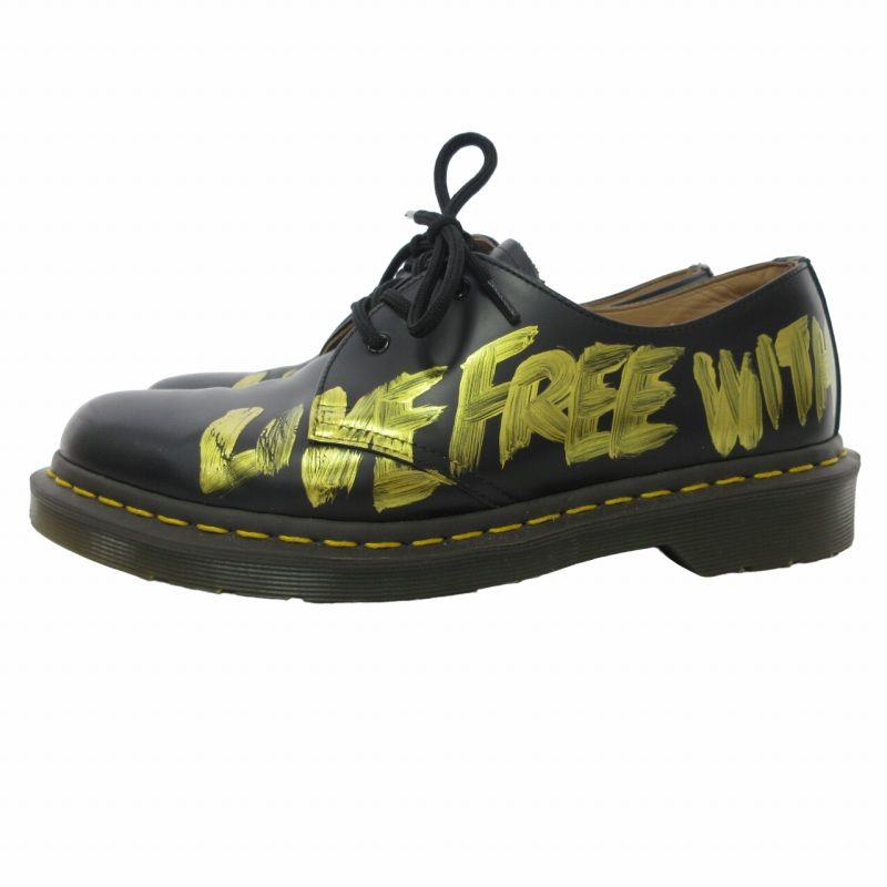 COMME des GARCONS Dr.Martens Leather Shoes White UK 5 | PLAYFUL