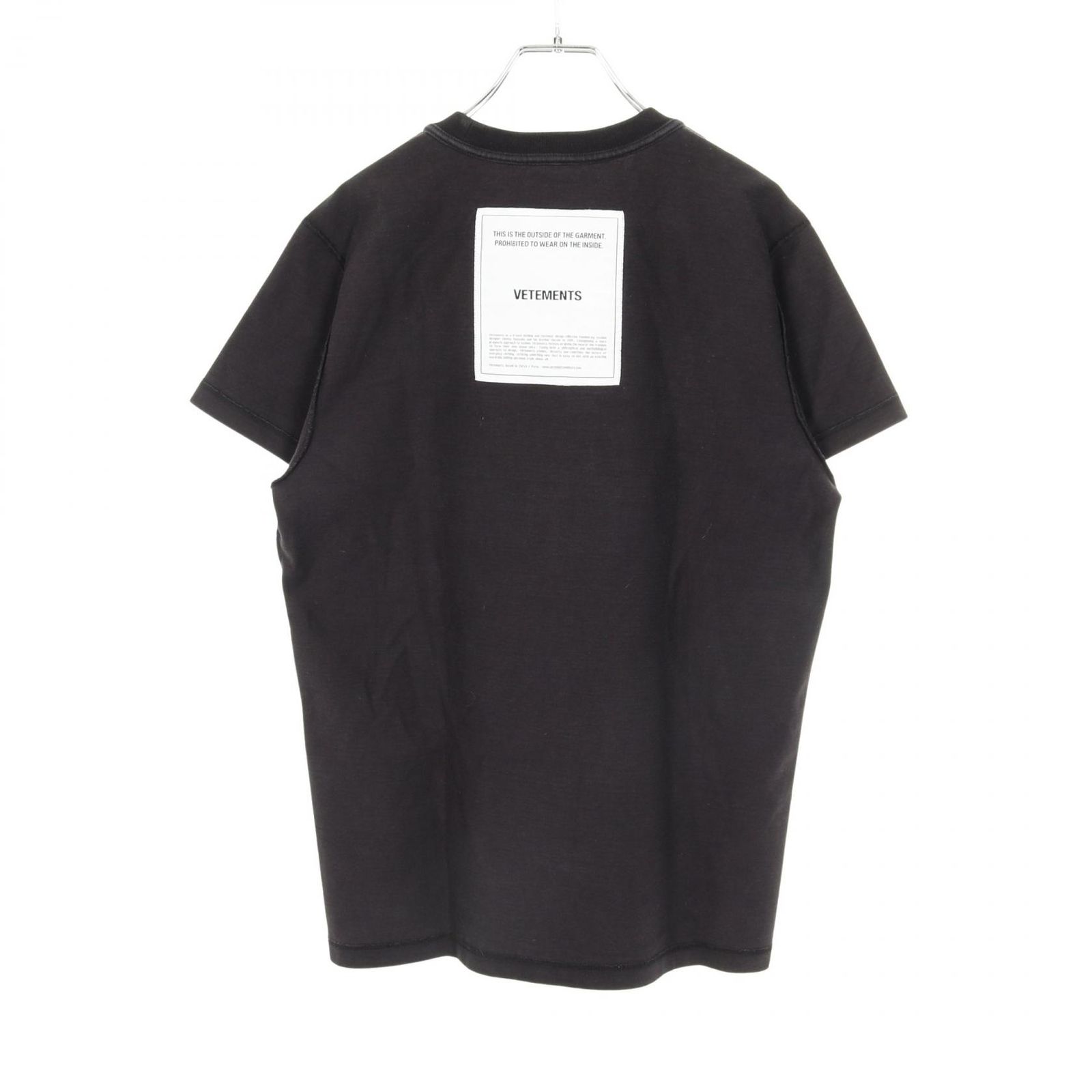 VETEMENTS ヴェトモン Regular Inside-Out Tee インサイドアウト 