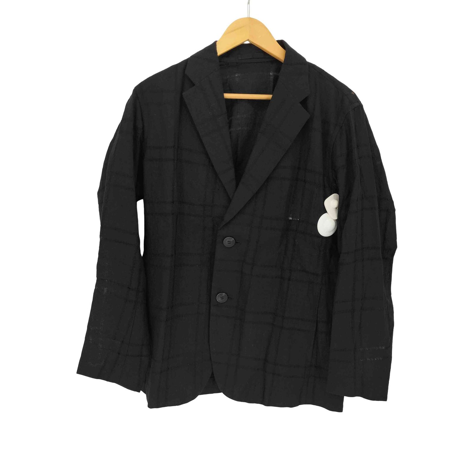 イッセイミヤケメン ISSEY MIYAKE MEN 20SS リネン混 チェック折柄