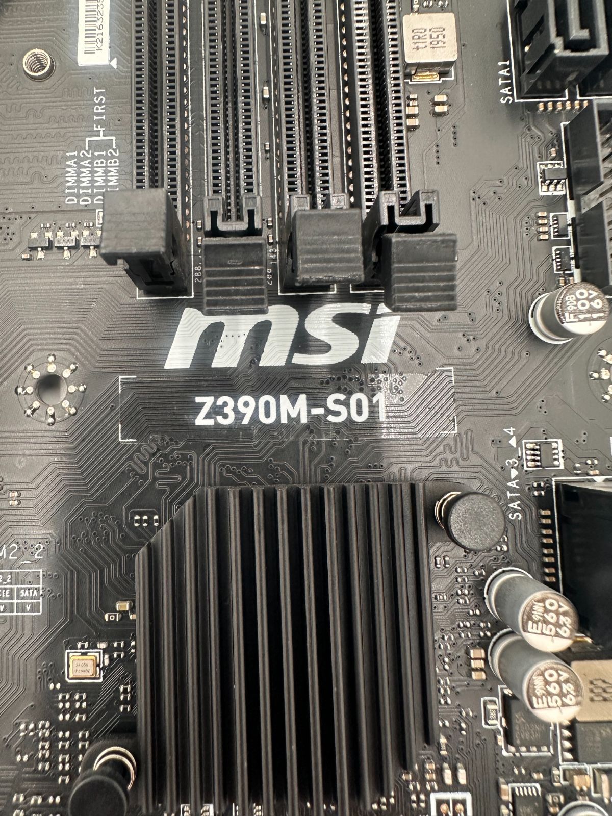 MSI Z390M-S01 LGA1151 第8世代 マザーボード [bios動作確認済み