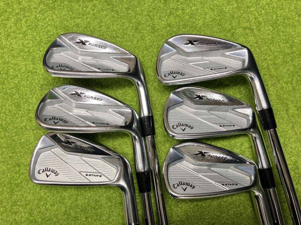 Callaway X FORGED STAR N.S.PRO modus3 TOUR105 フレックスS 5-9 P 6本セット アイアンセット