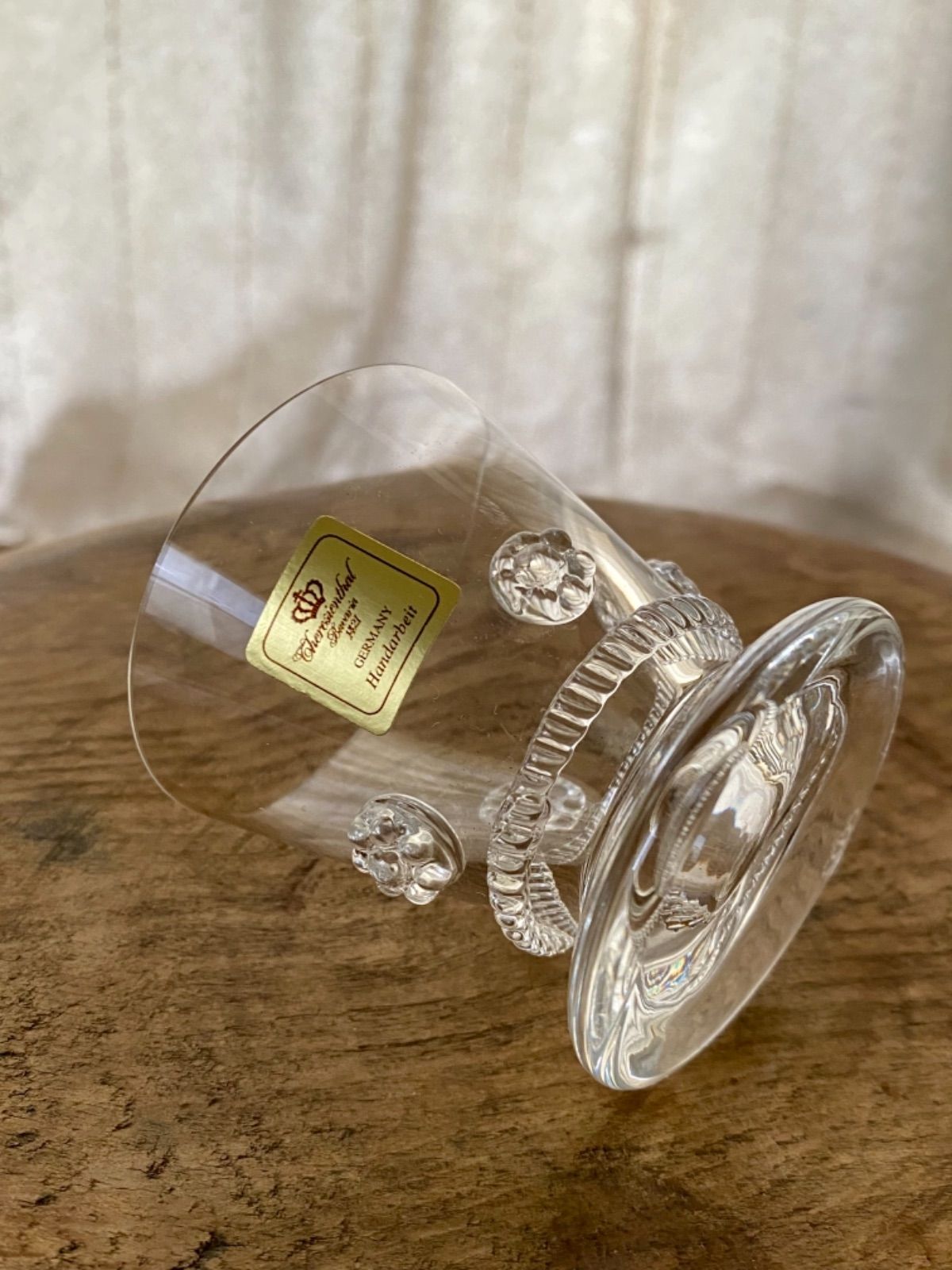 テレジアンタール バッカス グラス 4個 テレジアンタール バッカス ロゼット（クリア） ワインタンブラー（大