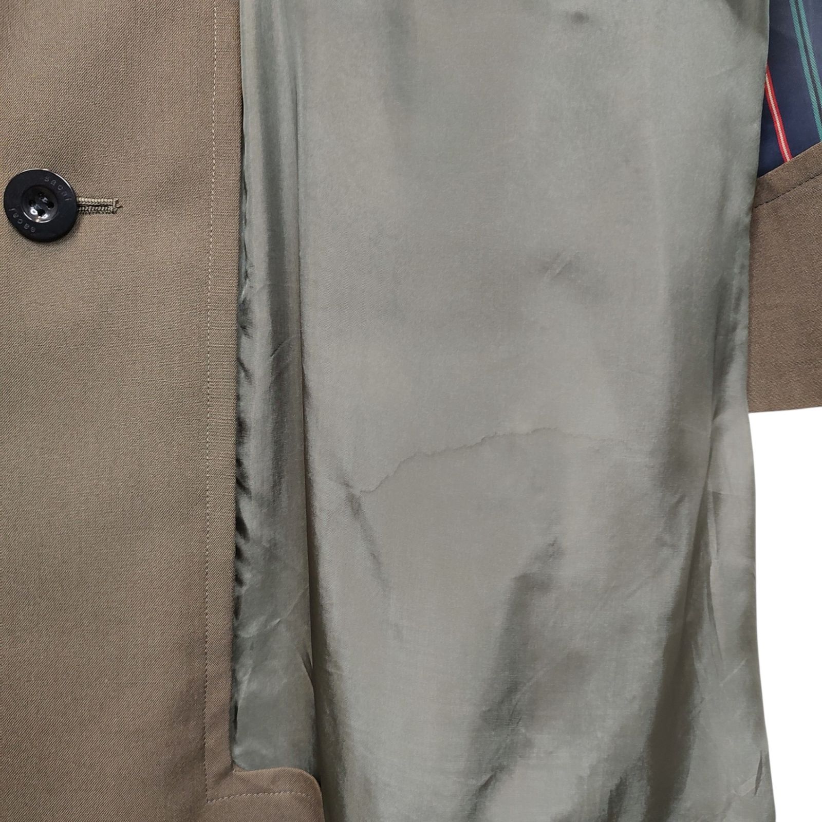 sacai サカイ 21SS Suiting Coat 異素材切替 コート 21-02455M M