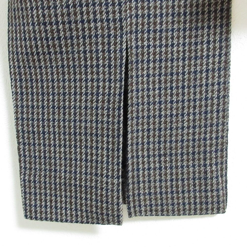 チェック柄 ハイウエスト