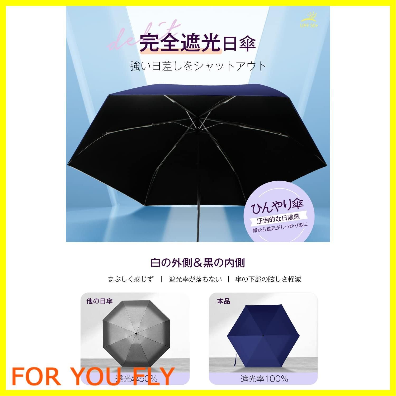 日傘 折りたたみ傘 晴雨兼用 UVカット 紫外線 遮光 撥水 傘 黒 日焼け 