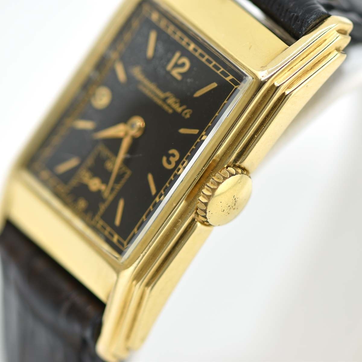 希少 腕時計 IWC レクタンギュラー Cal87 H757