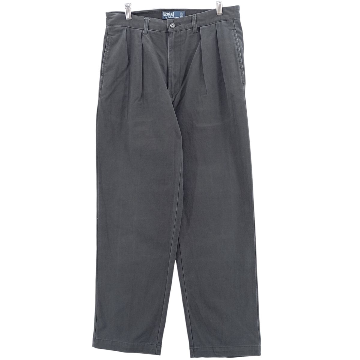 古着 ラルフローレン Ralph Lauren POLO by Ralph Lauren ANDREW PANT ツータック チノパンツ メンズw32相当|eaa419785