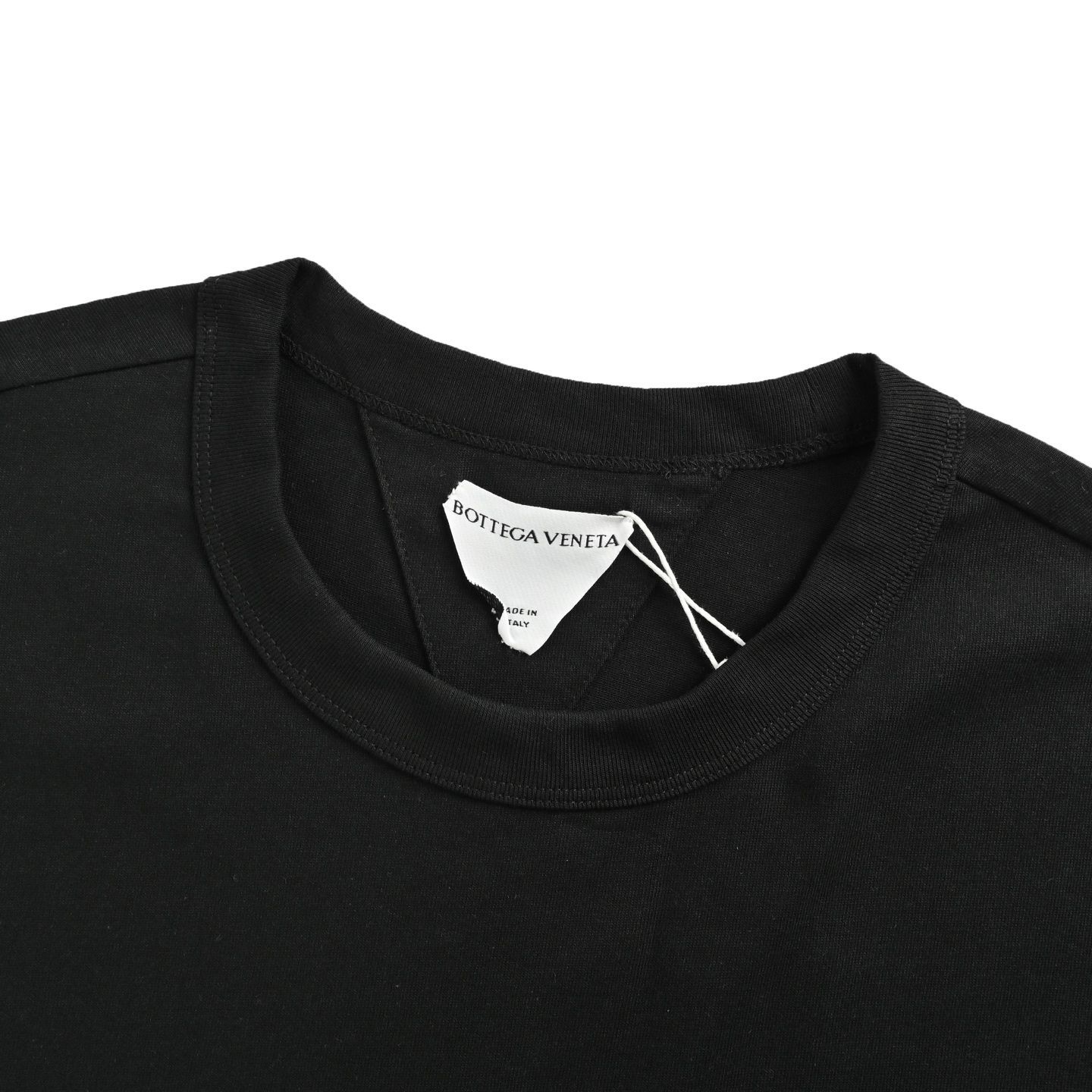 今日特価】Bottega Veneta バッグ付き編み込み半袖シャツ-3