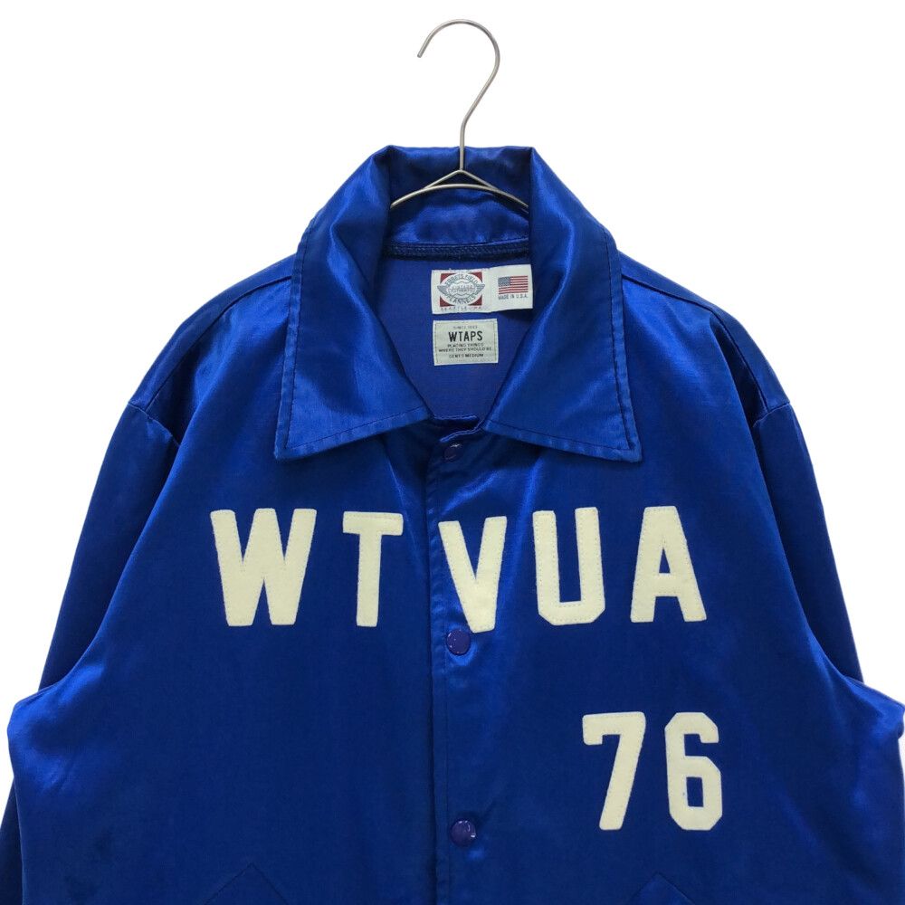 WTAPS (ダブルタップス) 14AW サテンコーチジャケット ブルー 142EJEJD