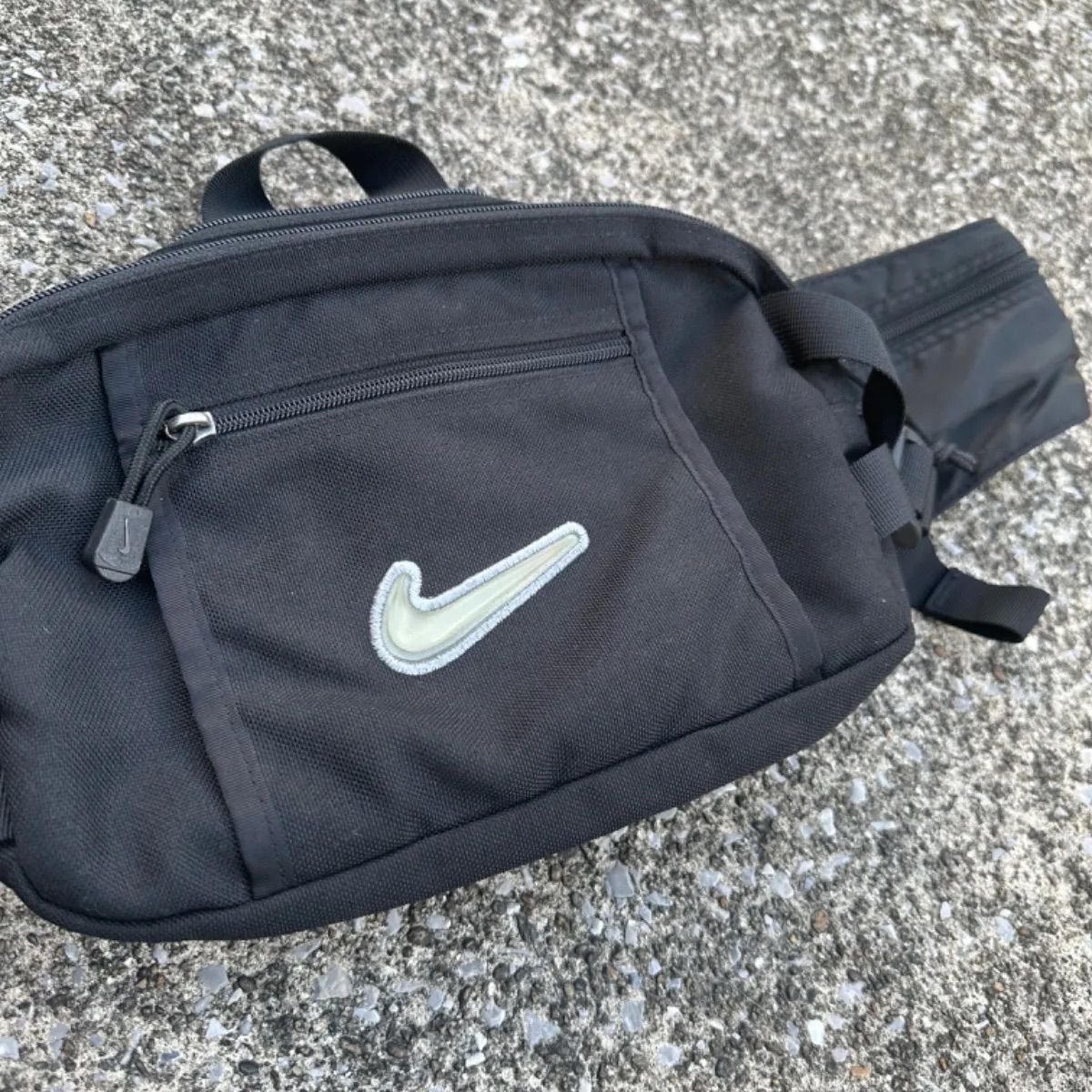 90s 00s NIKE ／ ナイキ ショルダーバッグ ウエストバッグ 銀