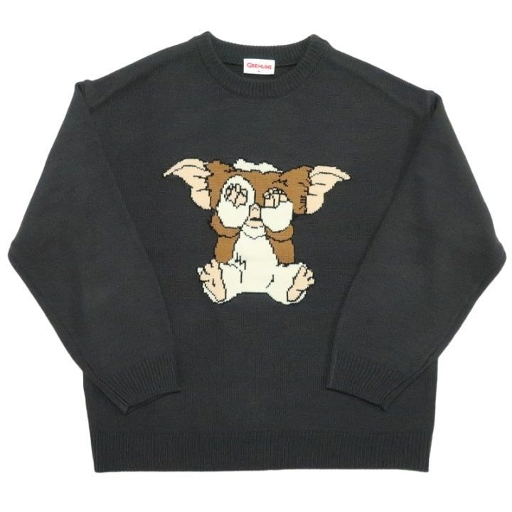 グレムリン Gremlins ニット/セーター ギズモ かわいい 目隠し 長袖 服 グッズ メンズ/レディース/ユニセックス キャラクター オーバー サイズ 通販 チャコール 公式ライセンス サイズM/サイズL/サイズXL - メルカリ