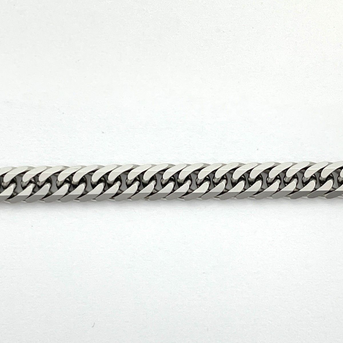 5khe006】喜平 ネックレス Pt850 プラチナ 6面 ダブル 50.2cm 30.4g  