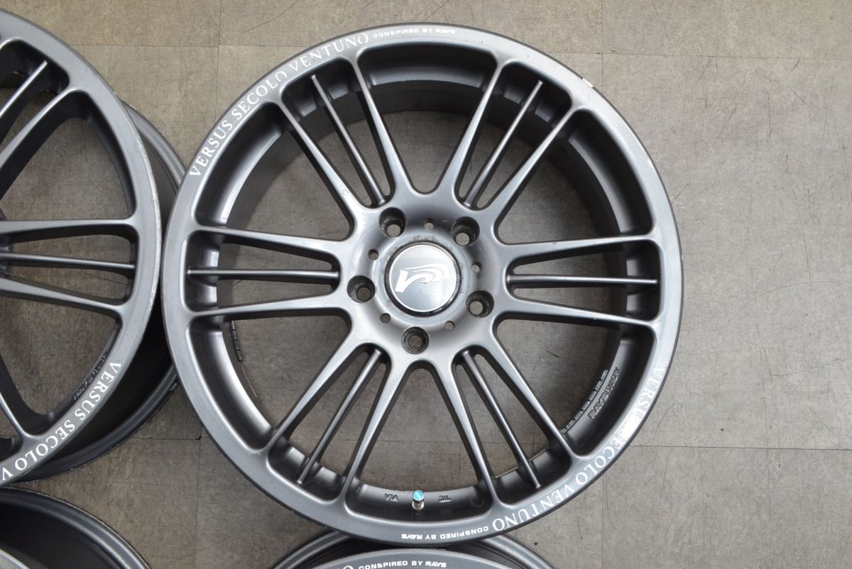 RAYS 17インチ　7JJ ＋42 114.3 5H ベルサス　４本セット ☆RAYS レイズ VERSUS SESTO TURISMO 17インチ ホイール 7JJ +42