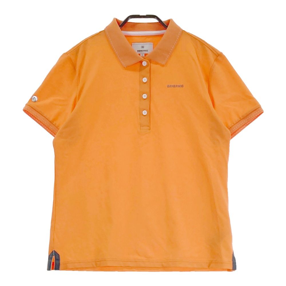 サイズ L BRIEFING GOLF ブリーフィング モデル 半袖ポロシャツ オレンジ系 240101537071 ゴルフウェア レディース ストスト