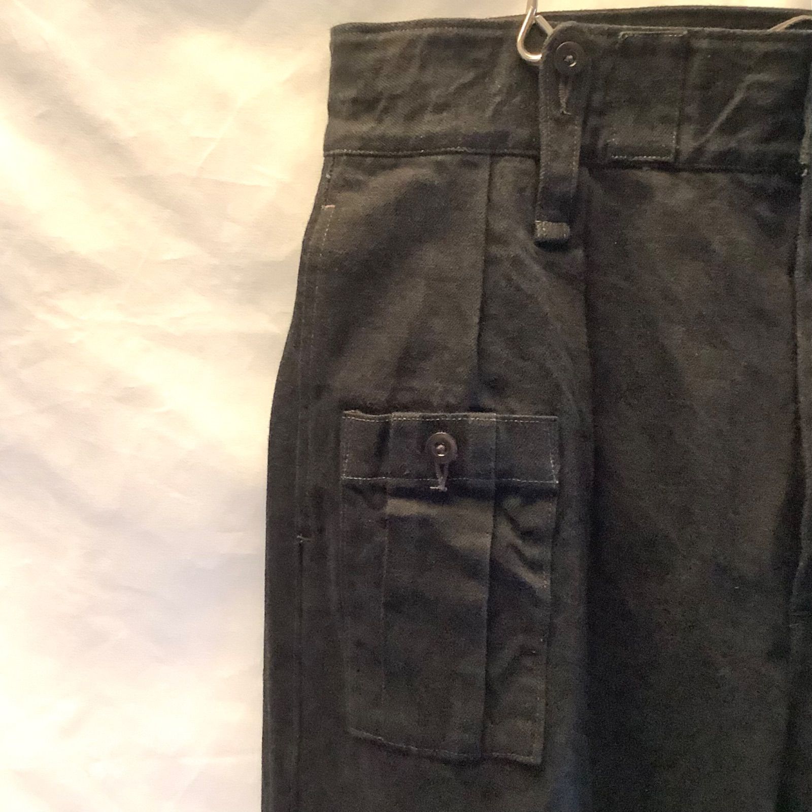 新品 Nigel Cabourn MAIN LINE “BRITISH ARMY PANT BLACK DENIM 