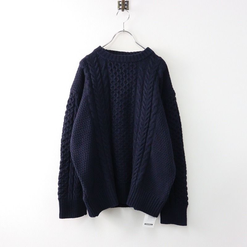 トゥジュー TOUJOURS Fisherman Sweater メリノウールカシミヤ 
