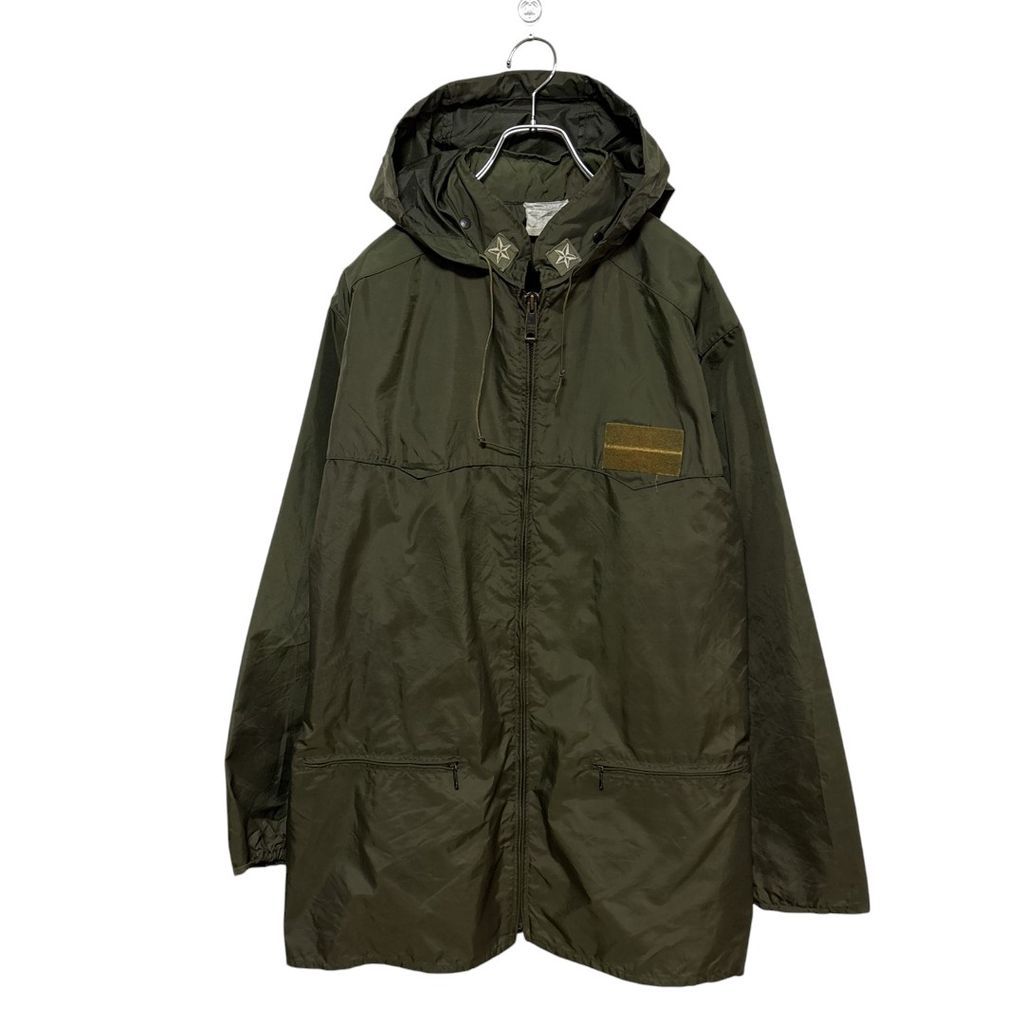 ITALIAN ARMY 80s フード収納 レインコート S-2583