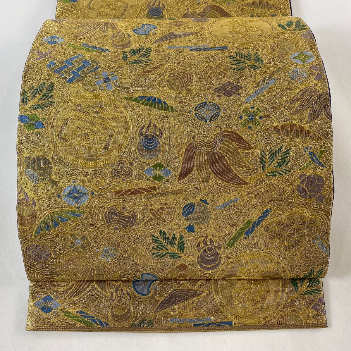 新品 平目］袋帯中古美品 O-672 着物・浴衣