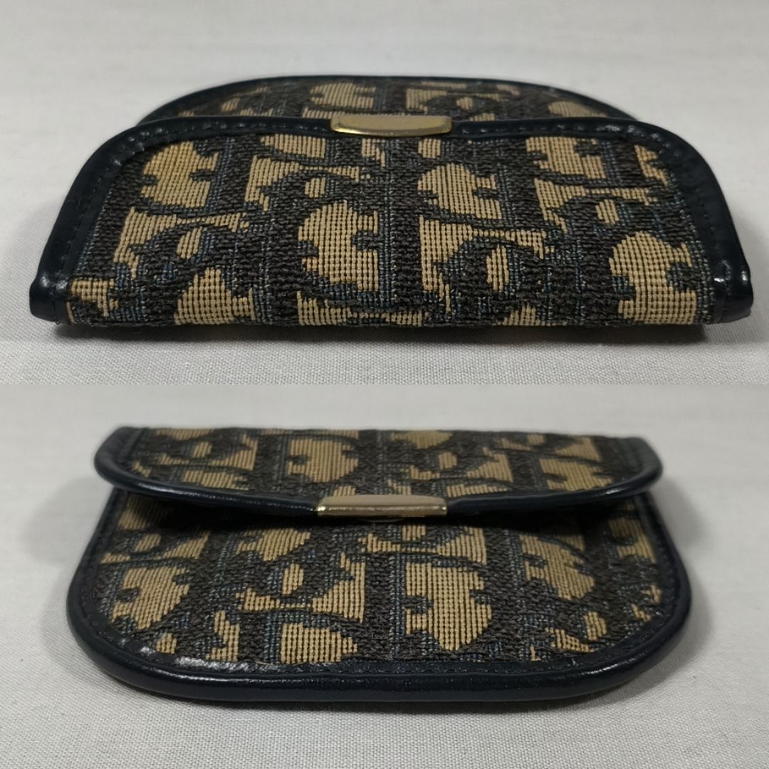 美品】ChristianDior ハニカム柄 コインケース ミニ財布 がま口  