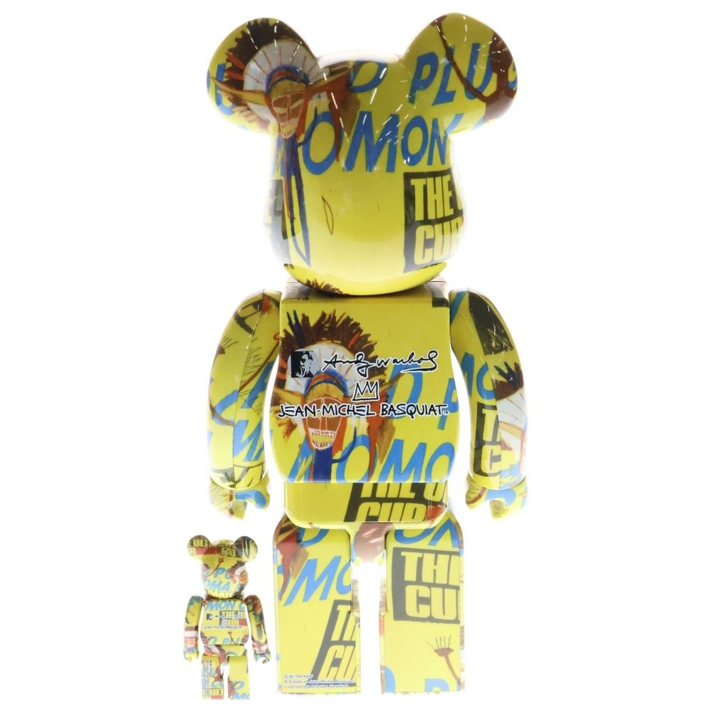 MEDICOM TOY - BE@RBRICK アンディーウォーホル × バスキア 100％ &amp; 400％ MEDICOM TOY - BE@RBRICK Andy Warhol × JEAN-MICHEL BASQUIAT