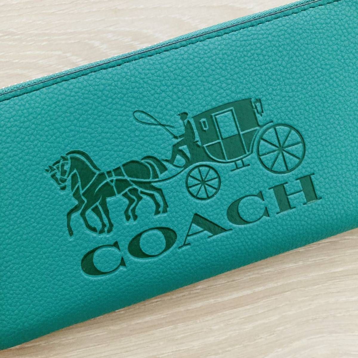 ☆ COACH コーチ 長財布 3548 リストレット ホースアンドキャリッジ