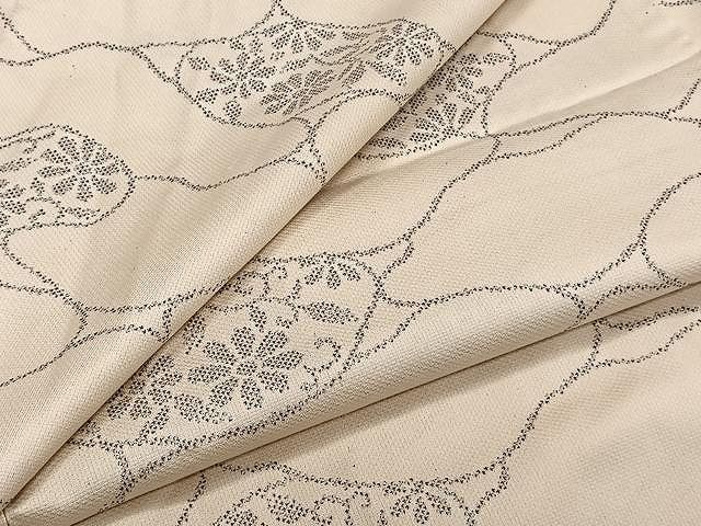 平和屋着物▽上質な紬　単衣　花唐草文　正絹　逸品　CAAW1335xi 平和屋着物▽上質な紬 単衣 花唐草文 正絹 逸品 CAAW1335xi - メルカリ