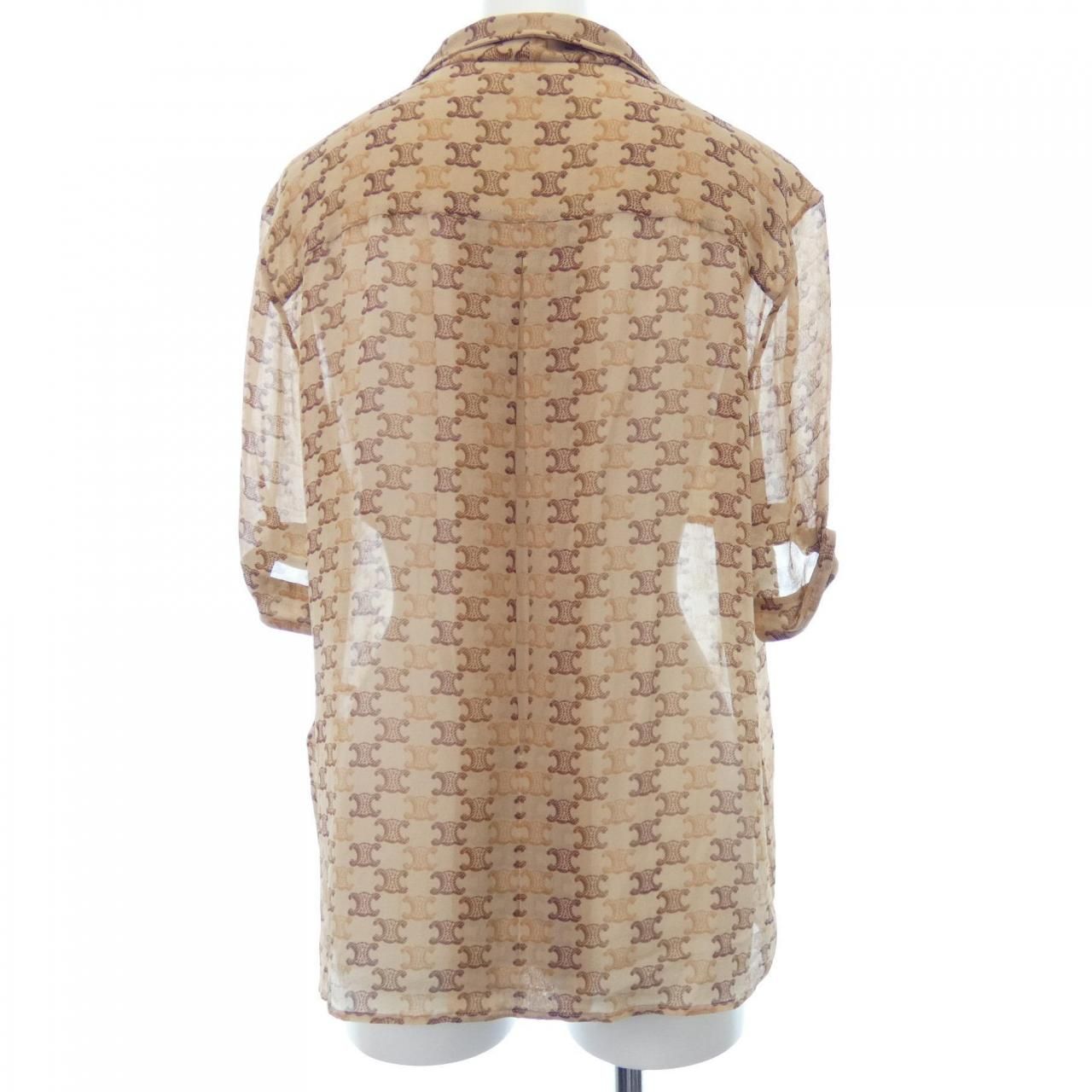 セリーヌ CELINE PAJAMA SHIRT トリオンフ S Sシャツ