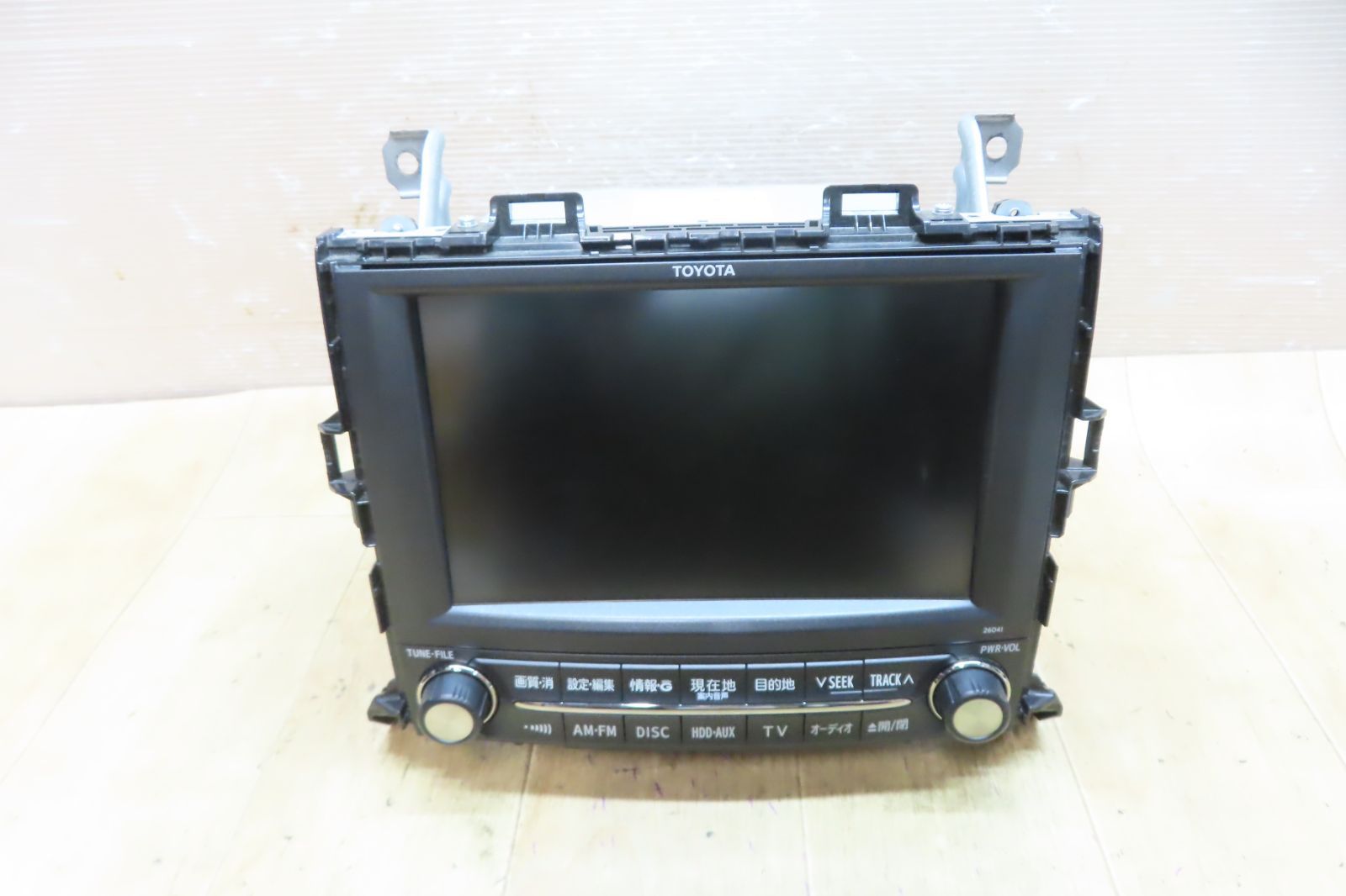 地図2020年 付 F3844 アルファード ヴェルファイア 86100-58041 26041 純正ナビ ANH20W ANH25W GGH20W GGH25W CD DVD MD ステー付 BRIGHTFACE_UK