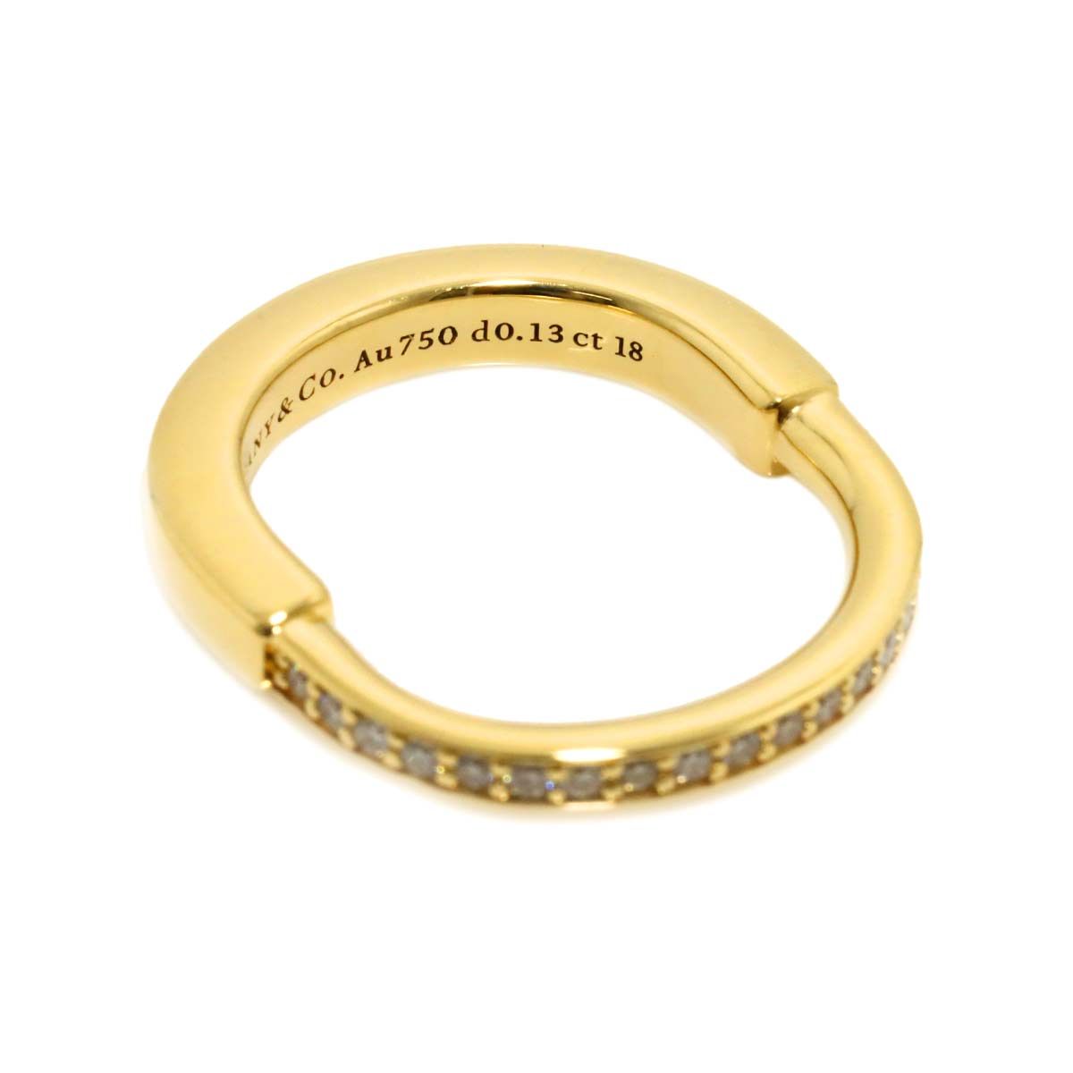 K18 TIFFANYリング　7.5号 Tiffany & Co. Infinity Ring, Size 7.5, 18K, Pink Gold