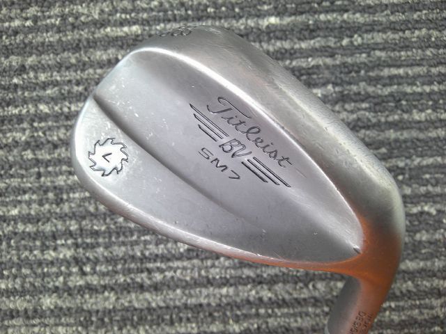中古 ウェッジ タイトリスト ボーケイSM7ジェットブラック58-12D/NSPROMODUS3TOUR120(JP)/S/58[8330]博多